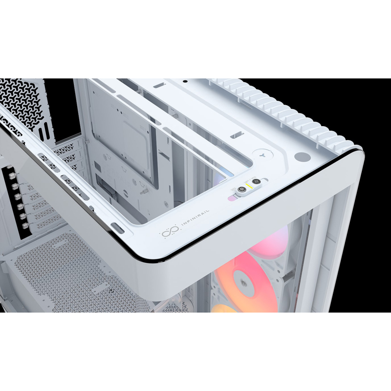 Корпус Corsair Frame 4500X RS-R ARGB, Midi-Tower, TG, 3x120mm ARGB reverse fans, 2xUSB-A 3.2, 1xUSB 