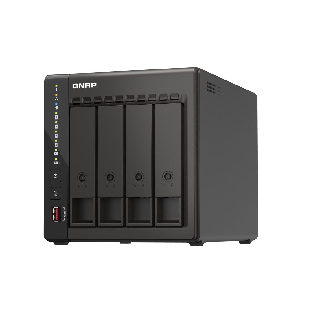 Сетевое хранилище NAS Qnap Original TS-453E-8G 4-bay настольный Celeron J6412
