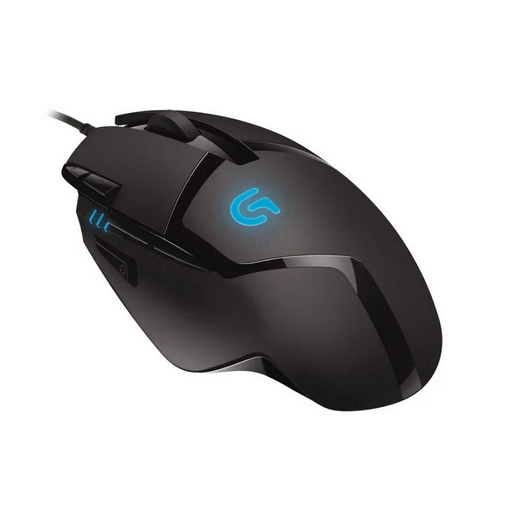 Мышь игровая Logitech G402 Hyperion Fury черная, лазерная, 4000dpi, USB, 2м, 8 кнопок, подсветка, по