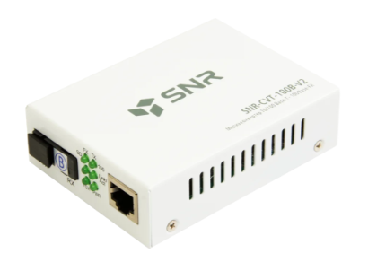 Медиаконвертер SNR Медиаконвертер  10/100-Base-T / 100Base-FX, Tx/Rx: 1550/1310нм, V2