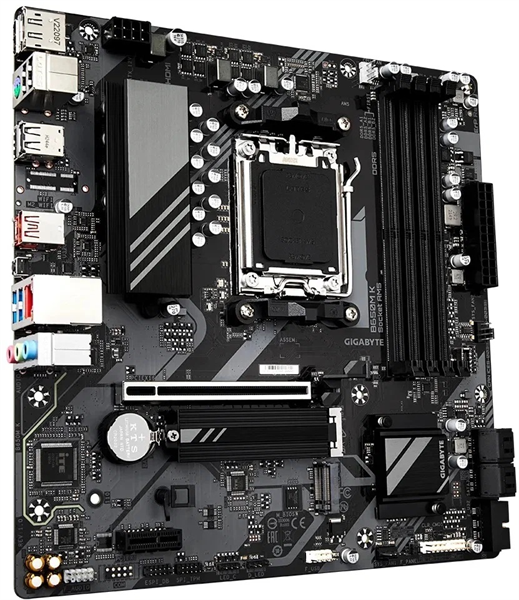 Материнская плата Gigabyte B650M K Socket AM5 AMD B650 4xDDR5 mATX AC`97 8ch(7.1) 2.5Gg RAID+HDMI