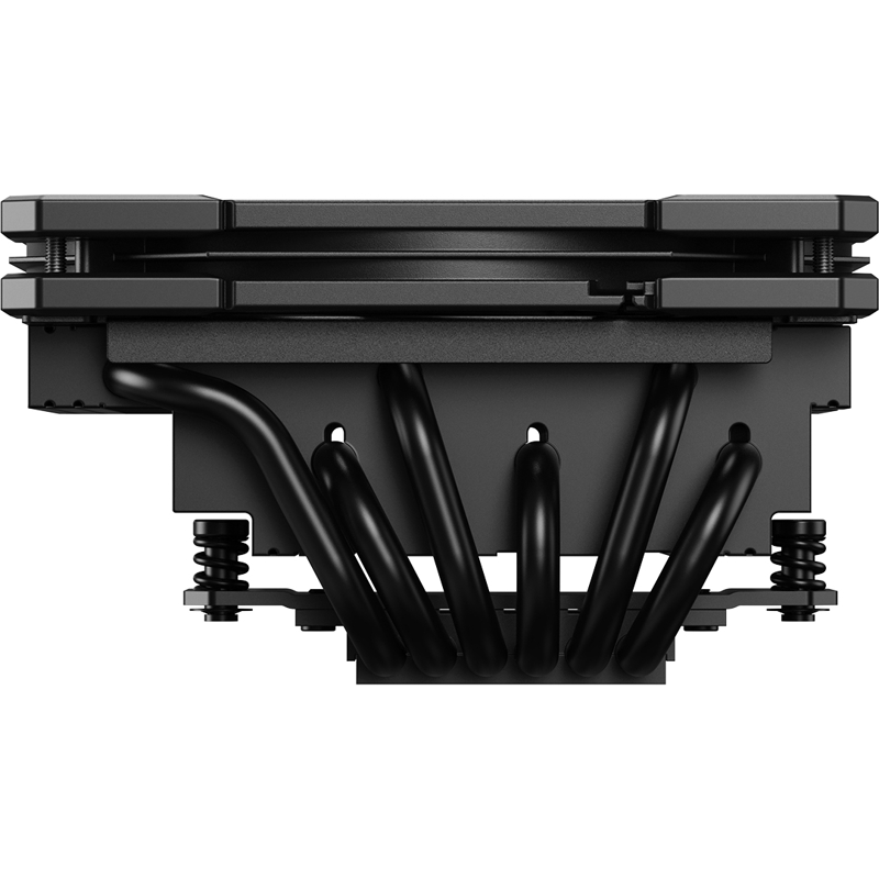 Устройство охлаждения(кулер) ID-Cooling IS-67-XT Soc-AM5/AM4/1200/1700/1851 черный 4-pin 16-35dB Al+