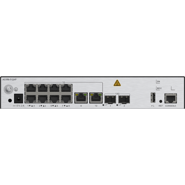Контроллер HUAWEI eKit Access Controller AC650-512AP, 10*GE electrical ports,2*10GE optical ports, w