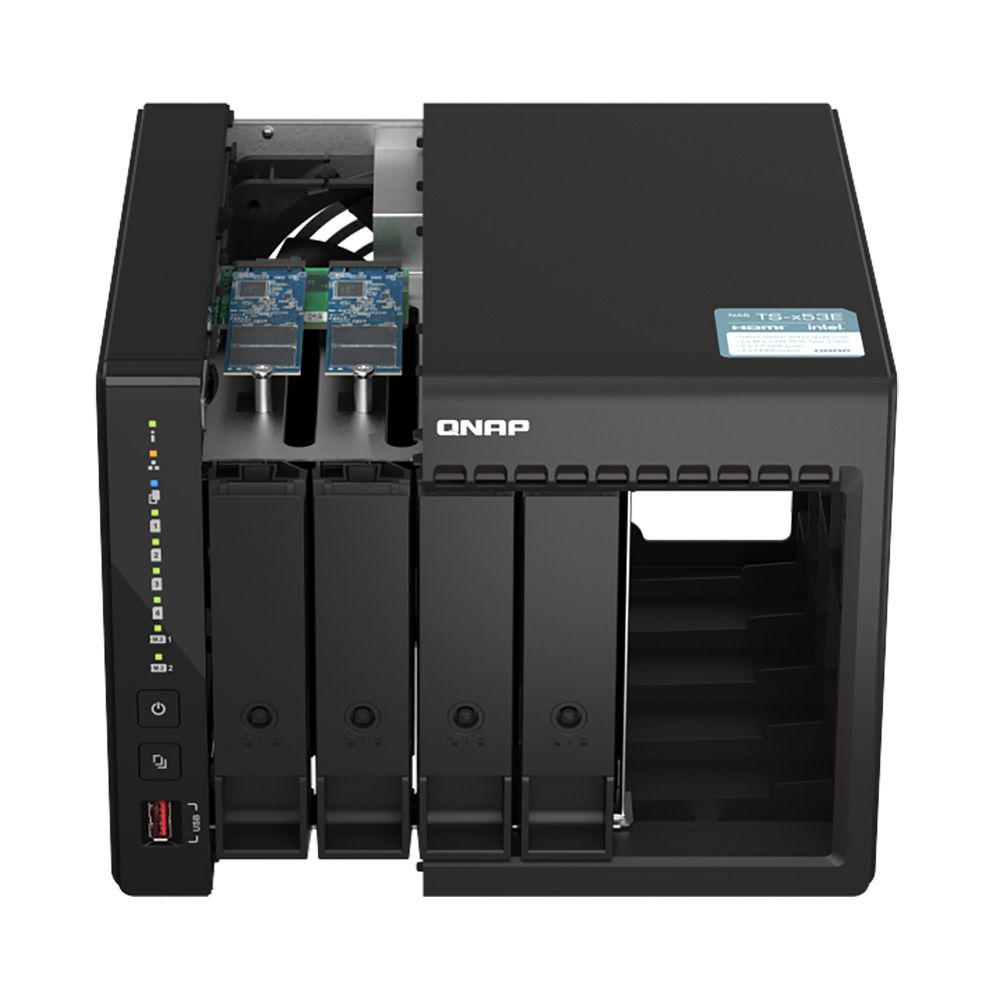 Сетевое хранилище NAS Qnap Original TS-453E-8G 4-bay настольный Celeron J6412