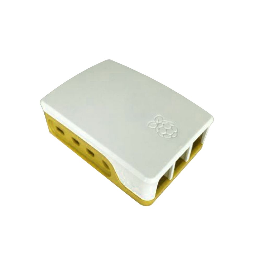Корпус ACD RA600   White+Yellow ABS Case for Raspberry 4B