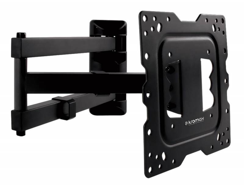 Кронштейн для телевизора Kromax DIX-18 черный 22"-65" макс.40кг настенный поворот и наклон