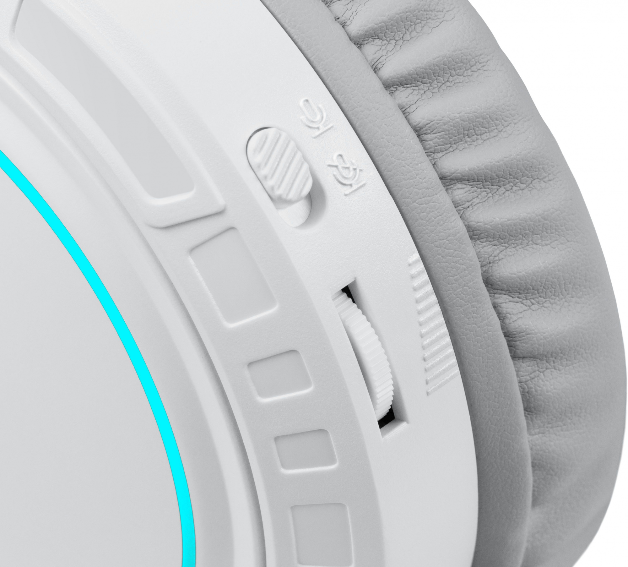 Наушники с микрофоном Redragon Mento белый/серый 1.8м накладные оголовье (70708)