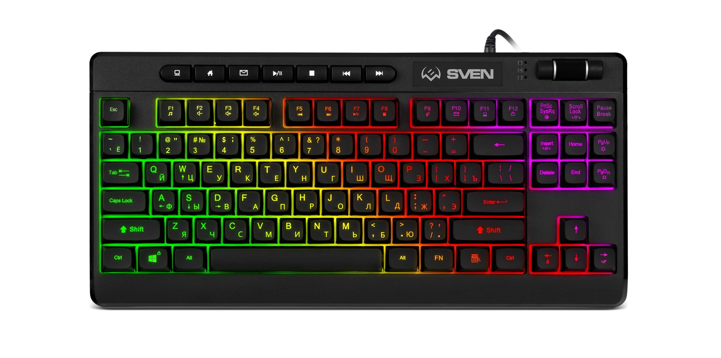 Клавиатура Sven KB-G8200 игровая (95кл, ПО, RGB-подсветка)