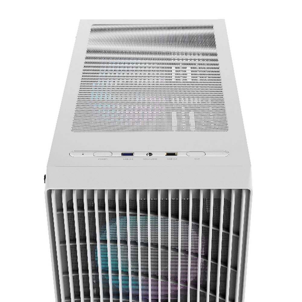 Корпус Case Ocypus Gamma C70 WH ARGB ATX / win / white / 4 ARGB fans / no PSU / Tempered Glass