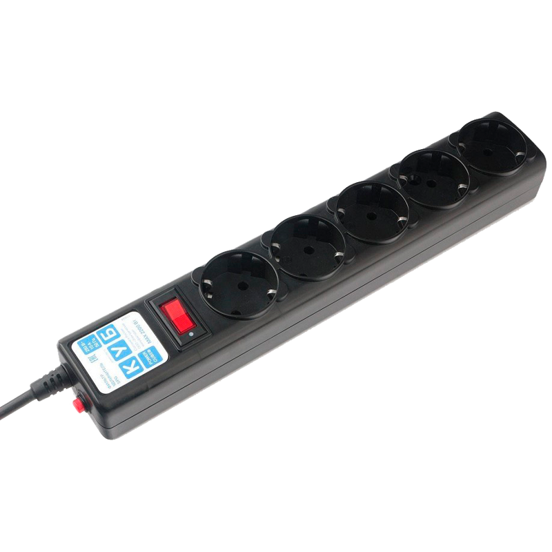 Сетевой фильтр Power Cube фильтр для ИБП, вход - розетка С14,  0,5 метра, 5 розеток с заземлением, 1