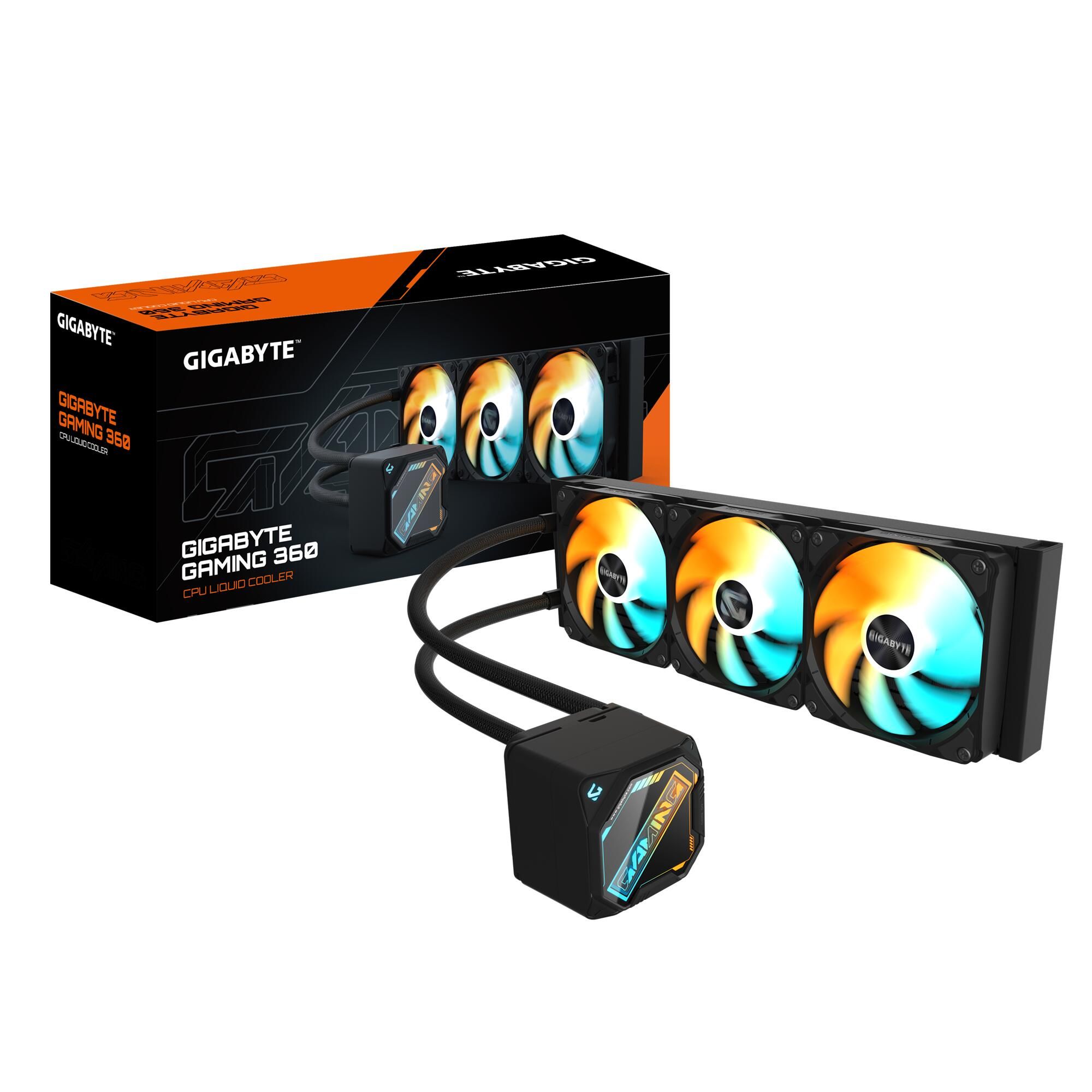 Жидкостная система охлаждения GIGABYTE Gaming GME 360 3 x 120mm ARGB Fan, LGA 1200, LGA 1700, LGA 18