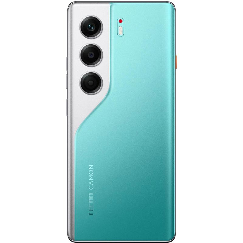 Смартфон Tecno Camon 40 Pro 256Gb 8Gb зеленый моноблок 3G 4G 2Sim 6.78" 1080x2436 Android 15 50Mpix 