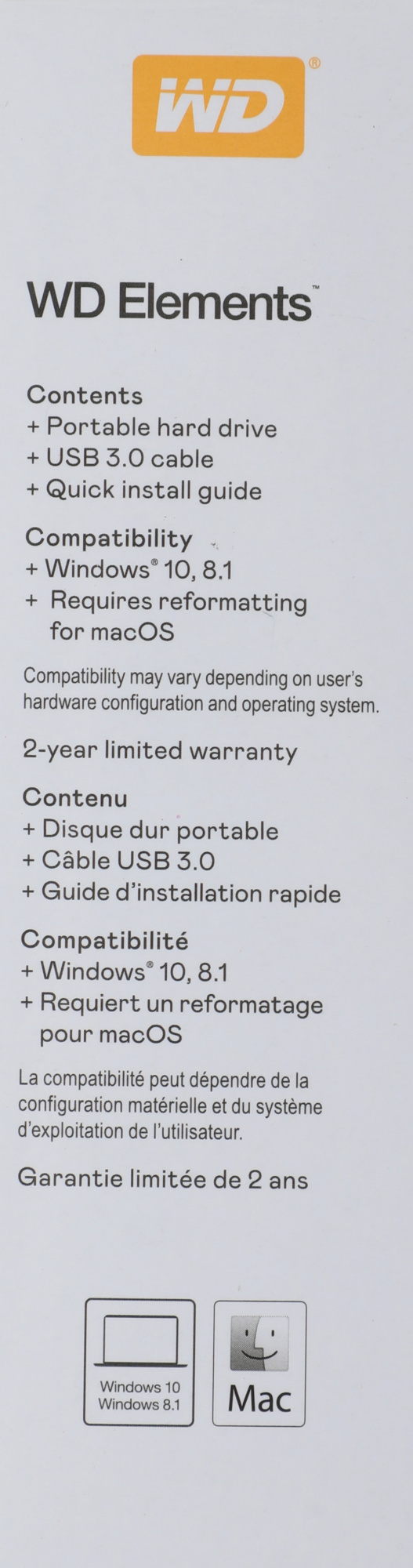 Жесткий диск WD USB3.0 4TB WDBU6Y0040BBK-WESN Elements Portable 2.5" черный