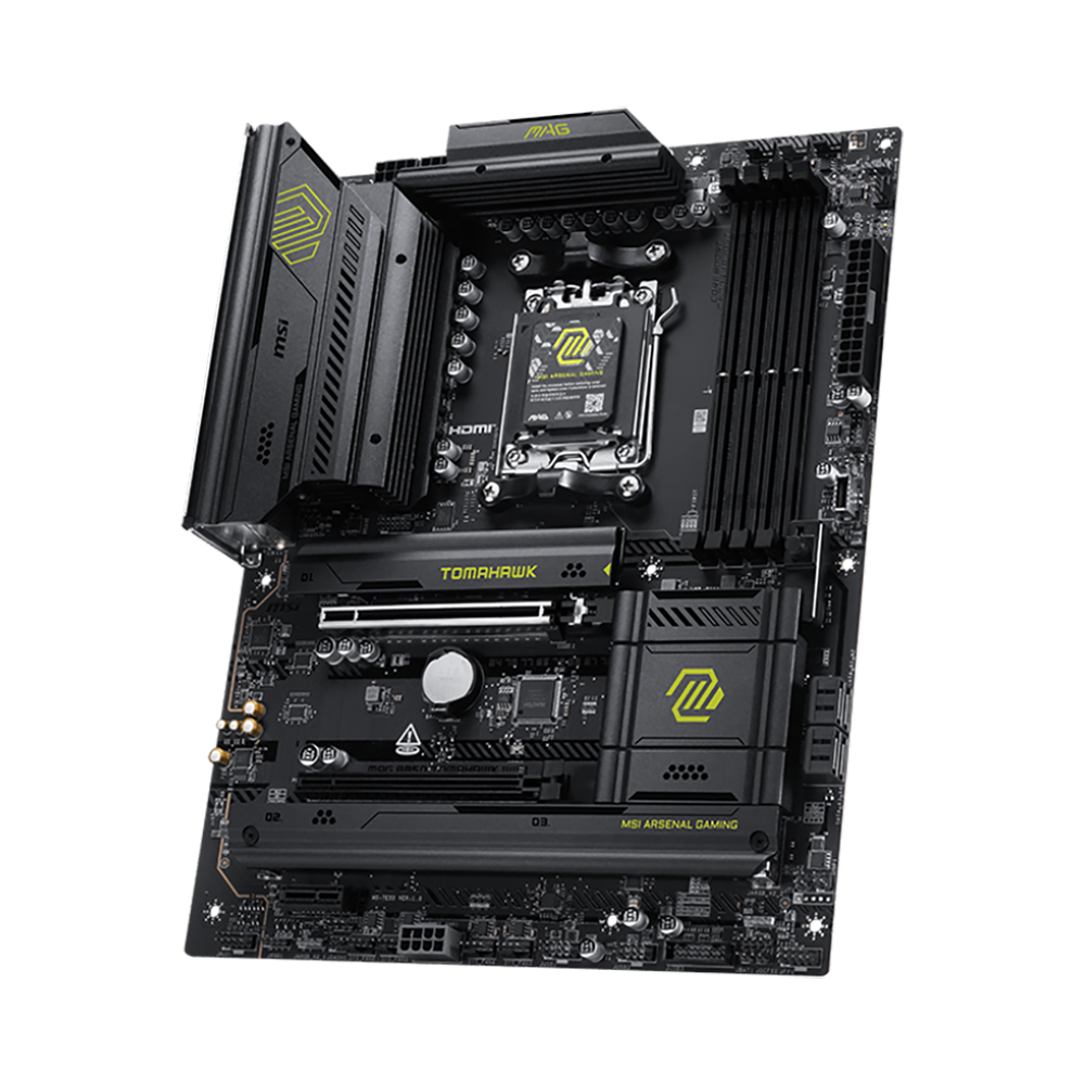 Материнская плата MSI MAG B850 TOMAHAWK WIFI B850, AM5, 4*DDR5, 2*PCIEx16, 1*PCIEx1, 3*M.2, 3*TypeC,