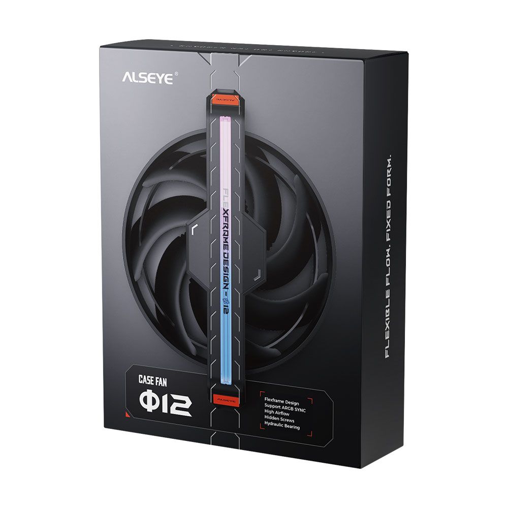 Вентилятор в корпус ALSEYE Φ12(DM12)-B (Clear Frame) AS.04.10.0003