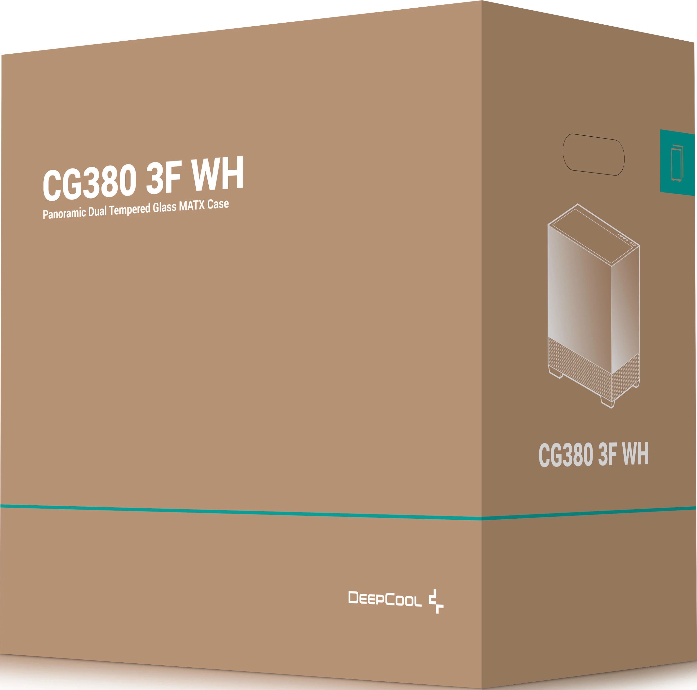 Корпус для ПК Deepcool CG380 3F WH