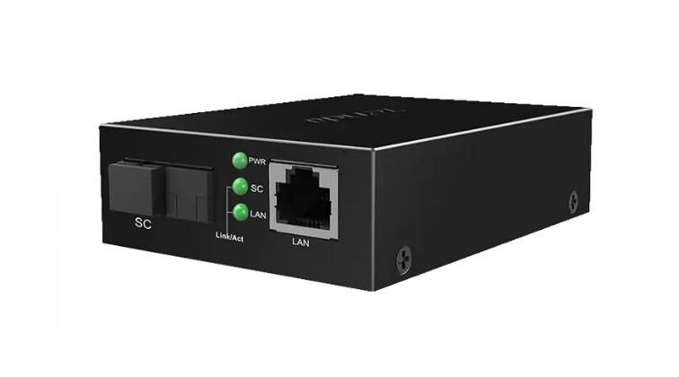 Tenda TFC100B Медиаконвертер одномодовый, RJ-45x100 Мбит/с, SCx100 Мбит/с