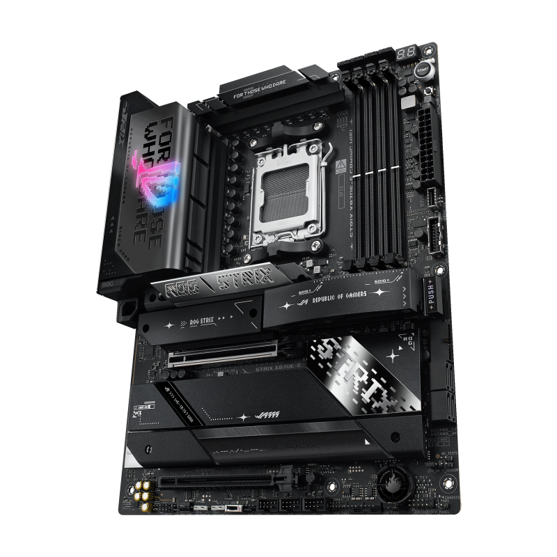 Материнская плата Asus ROG STRIX X870E-E GAMING WIFI Socket AM5 AMD X870E 4xDDR5 ATX AC`97 8ch(7.1) 