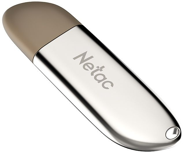Флеш Диск Netac 128Gb U352 NT03U352N-128G-20PN USB2.0 серебристый
