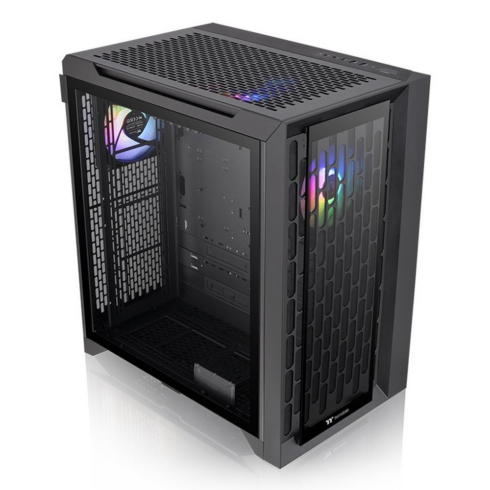 Корпус Thermaltake CA-1X7-00F1WN-01 CTE C700 TG ARGB/Black/Win/SPCC/Tempered Glass*2/CT140 ARGB Fan*
