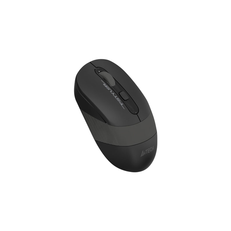 Мышь A4Tech Fstyler FG10S черный/серый оптическая 2000dpi silent беспров. USB для ноутбука 4but (FG1