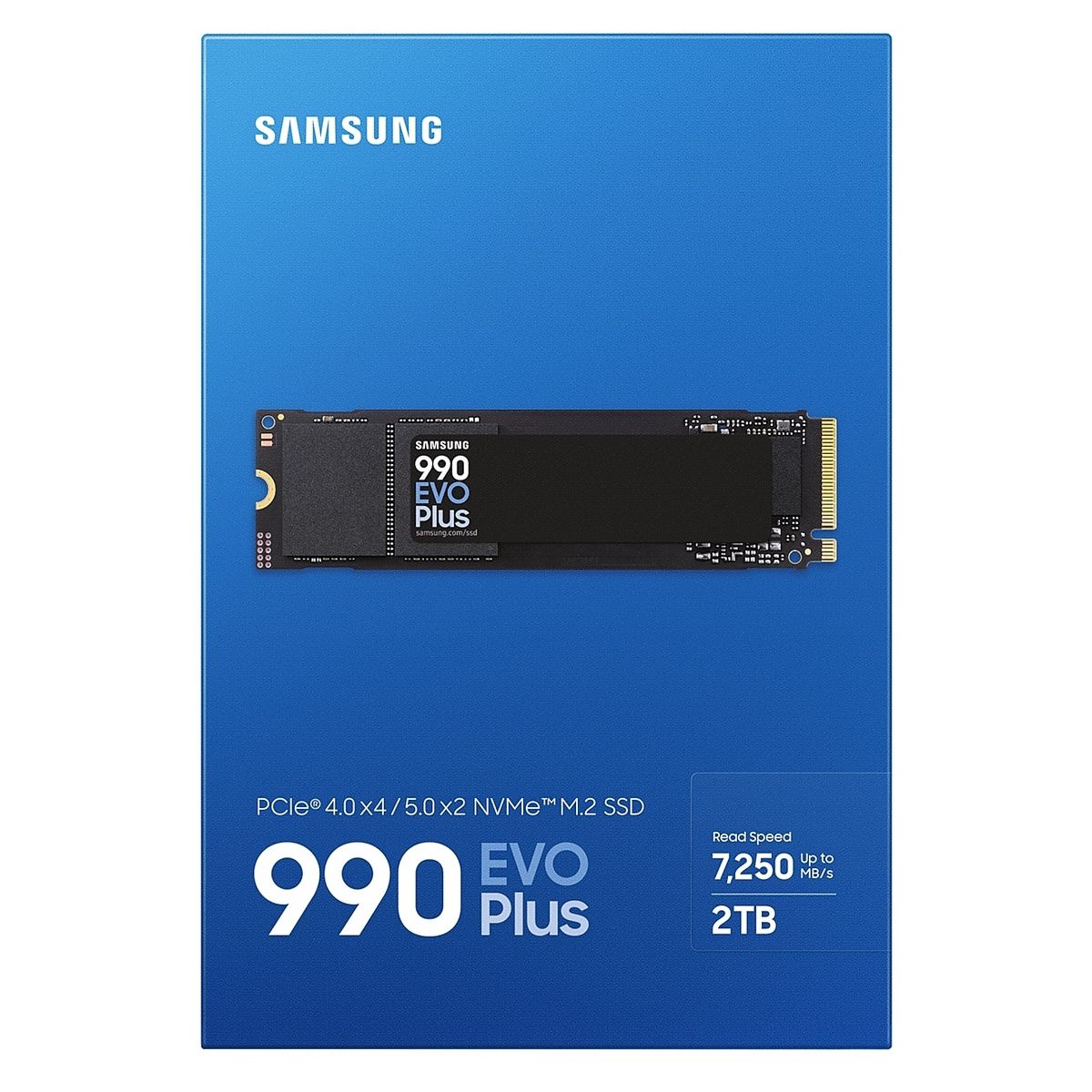 Накопитель SSD Samsung PCIe 4.0 x4 2TB MZ-V9S2T0BW 990 EVO Plus M.2 2280