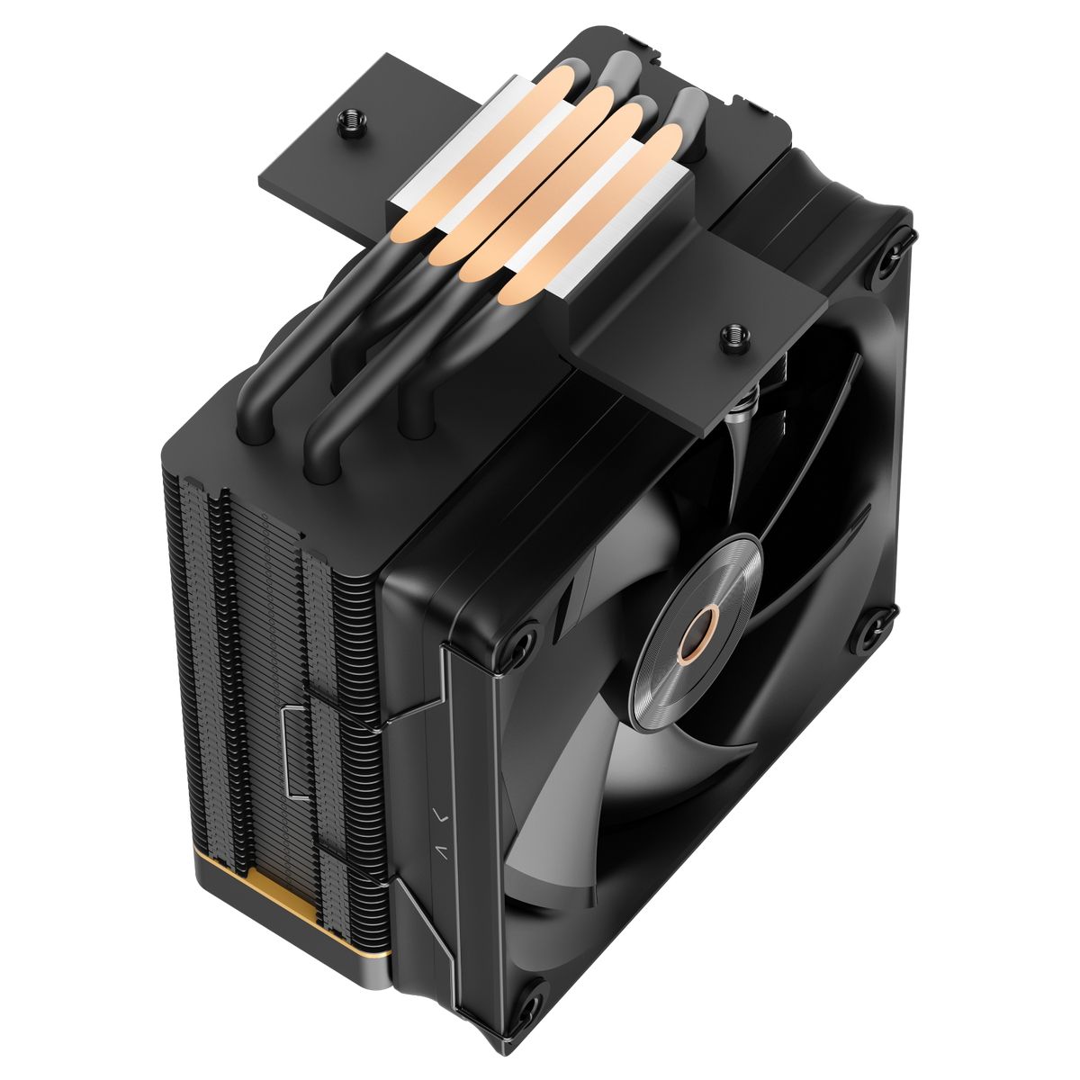 Кулер для процессора Ocypus Iota A40 BK, 120mm FAN, Display Panel, 4 HEAT PIPES, 4-PIN PWM, 500-2000