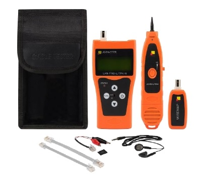 Тестер Кабельный тестер с измерением длины и трассировкой кабельных линий, 1 ответная часть