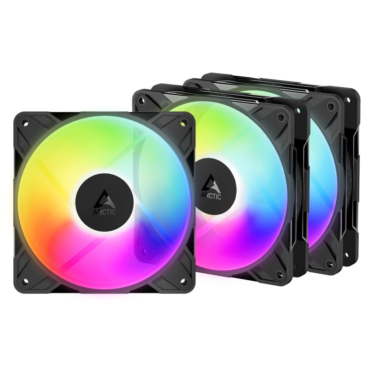 Вентилятор корпусной ARCTIC P12 Pro Reverse A-RGB - 3 Pack - retail (ACFAN00333A)