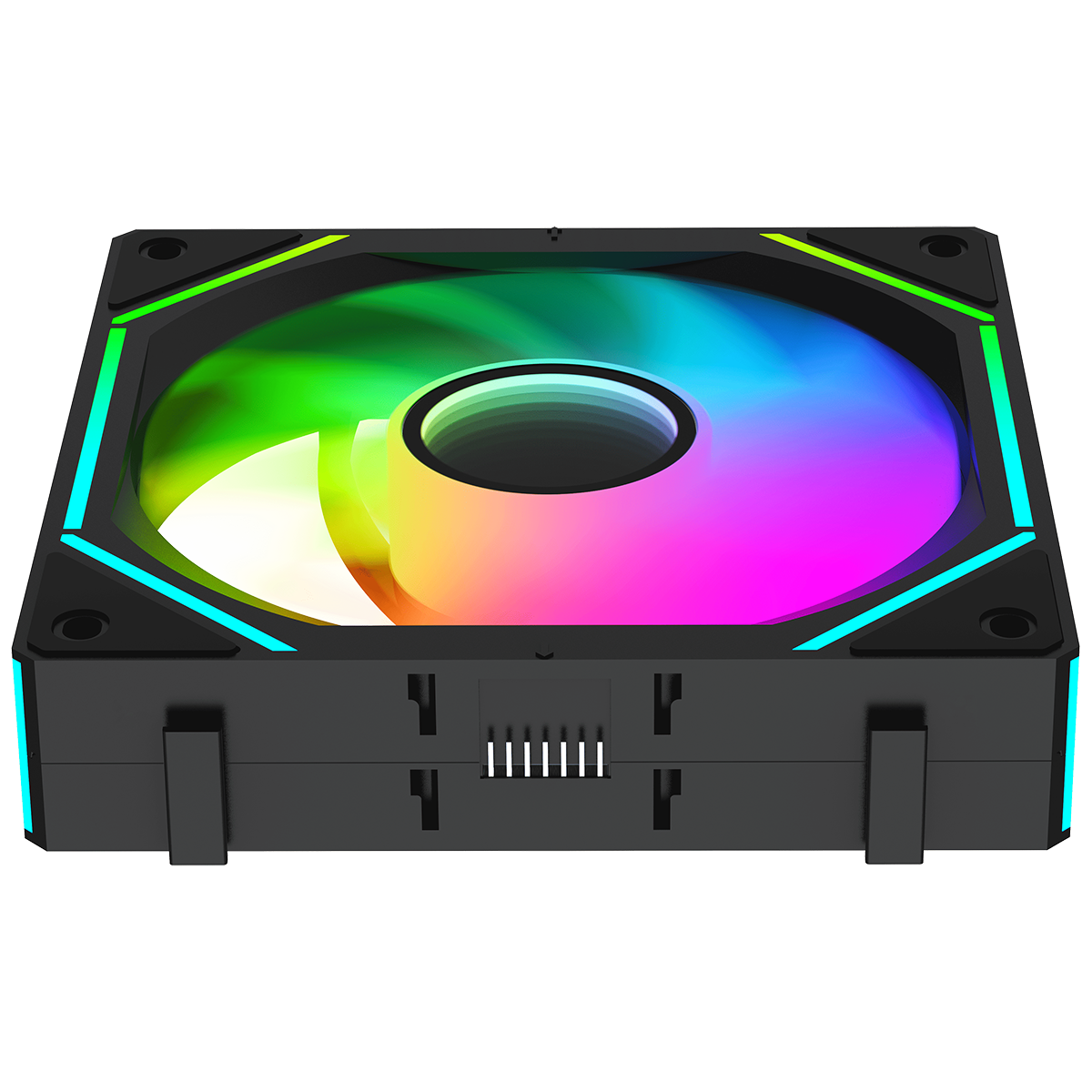 Вентилятор для корпуса Ocypus Gamma F12 UNI BK ARGB REVERSE BLADE 3 IN 1, 3x120x120x25mm, 4-PIN PWM,