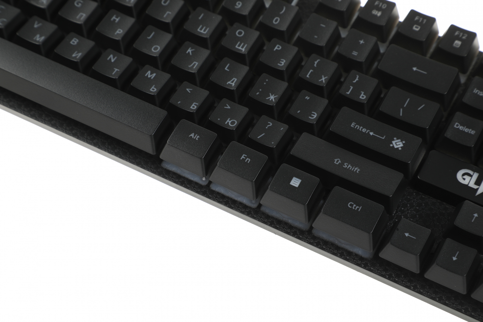 Клавиатура + мышь Defender Glion клав:черный мышь:черный/красный USB LED (45123)