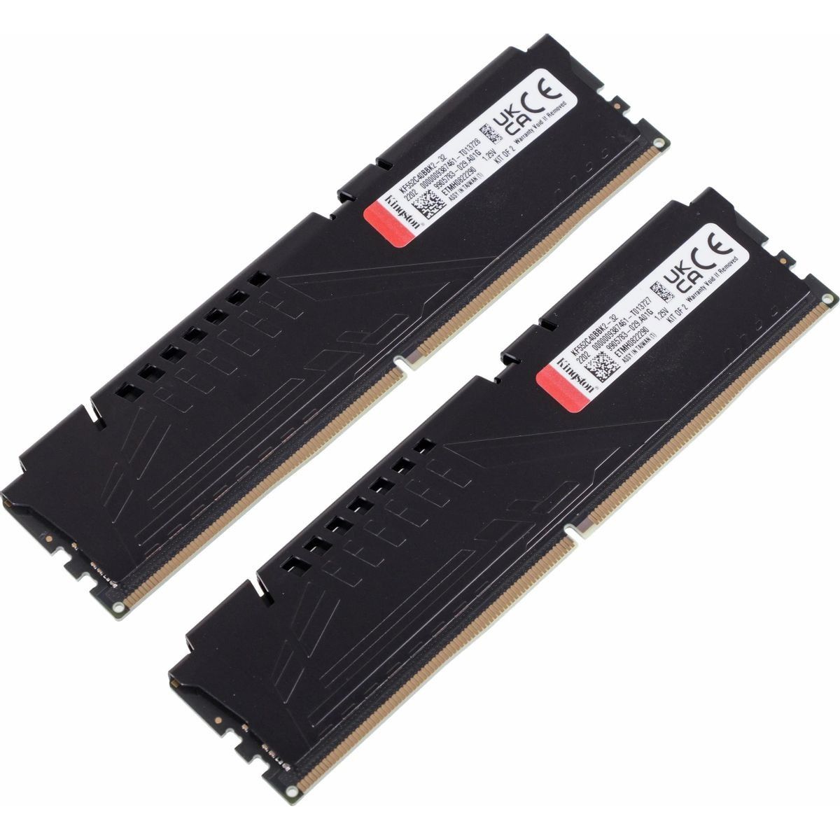 Модуль памяти Kingston 32GB DDR5 5200 DIMM FURY Beast Black Gaming Memory KF552C40BBK2-32WP Non-ECC,