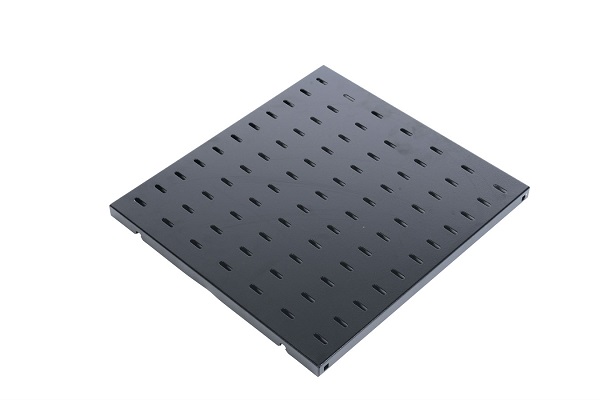 Полка ЦМО Полка перфорированная, глубина 750 мм, цвет черный