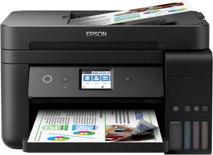 МФУ струйный Epson L6290 (C11CJ60405/505/408/507) A4 Duplex Net WiFi черный
