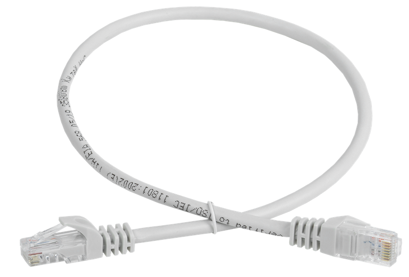 Патч-корд ITK Generica PC01-C5EU-2M-G UTP RJ-45 вил.-вилка RJ-45 кат.5E 2м серый ПВХ (уп.:1шт)