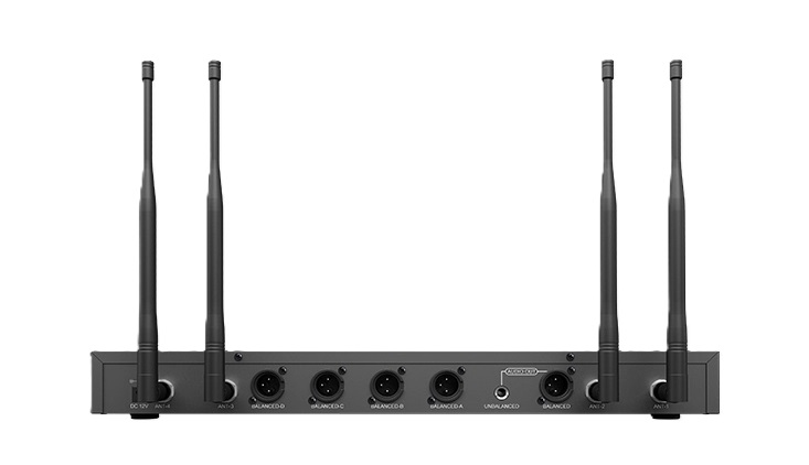 Радиосистема DSPPA Беспроводной приемник   Четырехканальный дизайн PLL. Функция автоматической связи