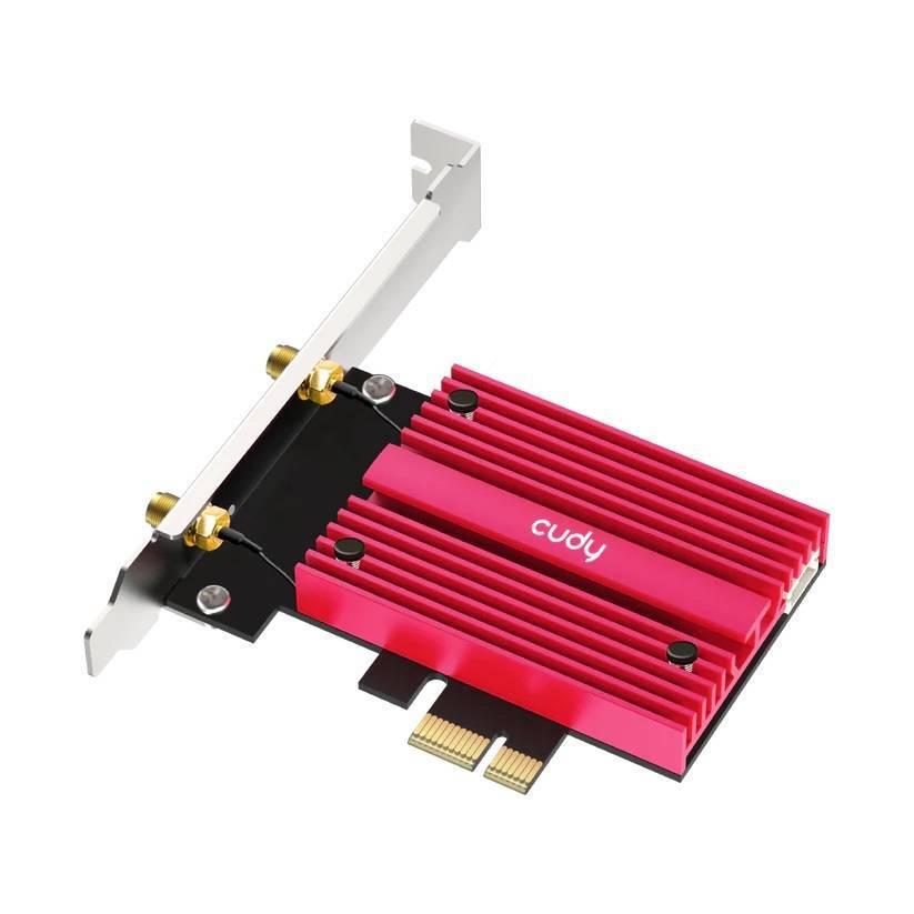 Адаптер беспроводной связи (Wi-Fi) CUDY BE9300  Wi-Fi 7 PCI Express Adapter BE9300 Wi-Fi 7 Bluetooth