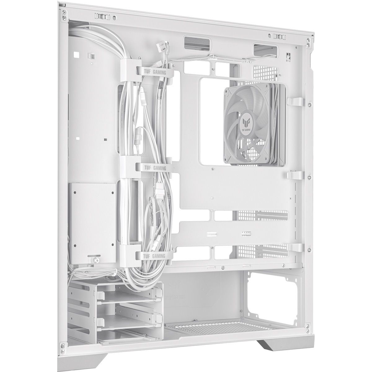 Корпус ASUS TUF GAMING GT302 TG ARGB WHITE/ GT302/ARGB FANS/WHT (90DC00I3-B19000)