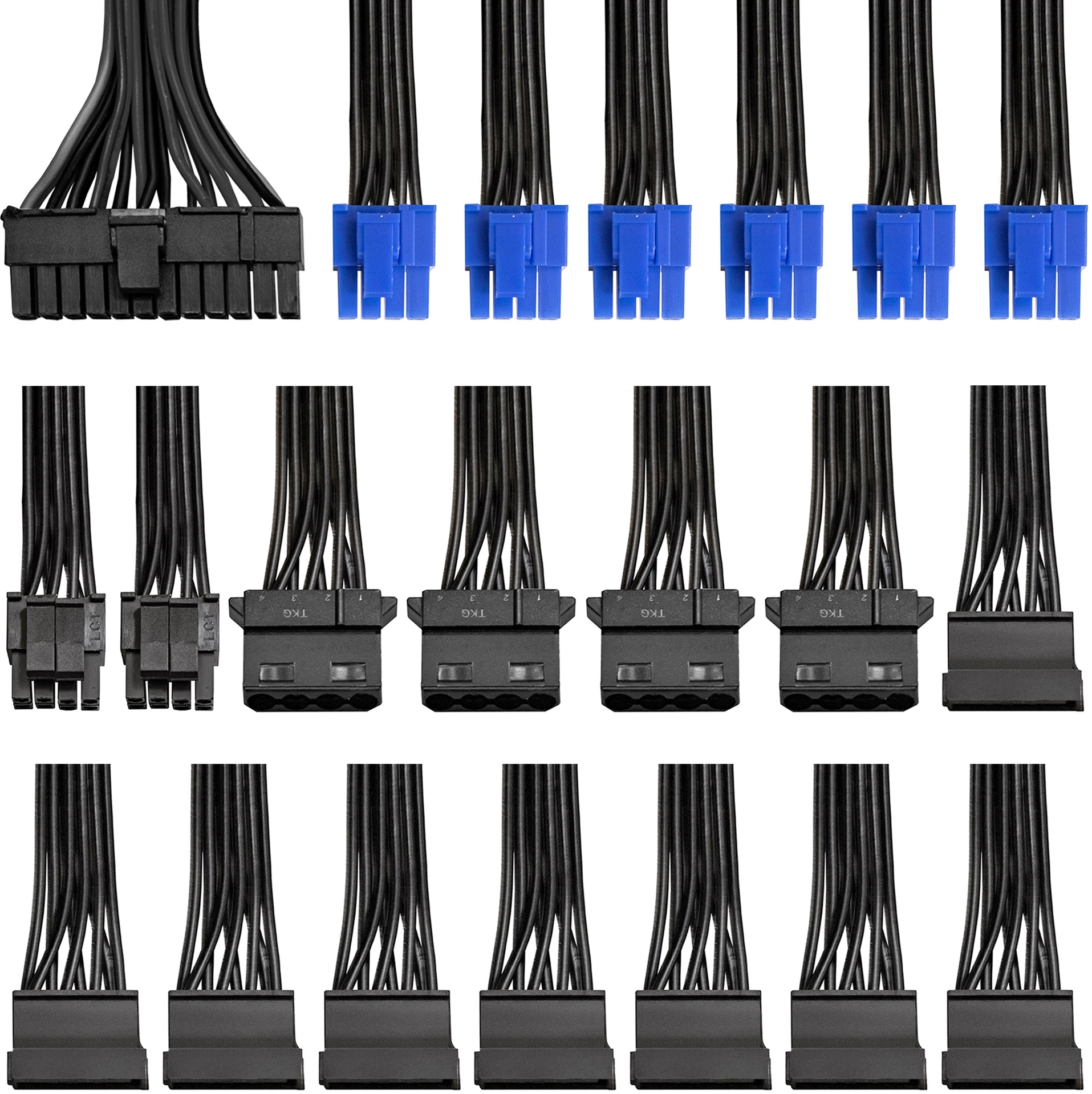 Блок питания Exegate ATX 750W 750PPX 80+ (20+4pin) APFC 140mm fan 8xSATA Cab Manag