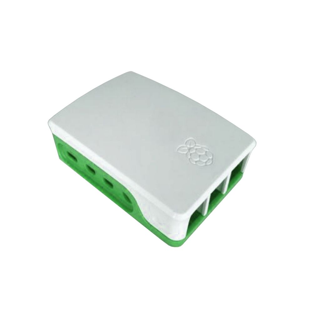 Корпус ACD RA601  White+Green ABS Case for Raspberry 4B