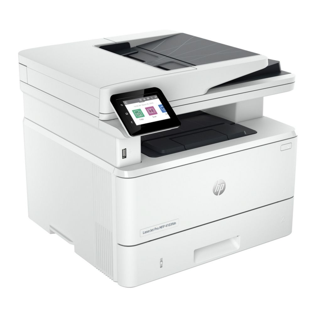 МФУ лазерный HP LaserJet Pro 4103fdw (2Z629A) A4 Duplex Net WiFi белый