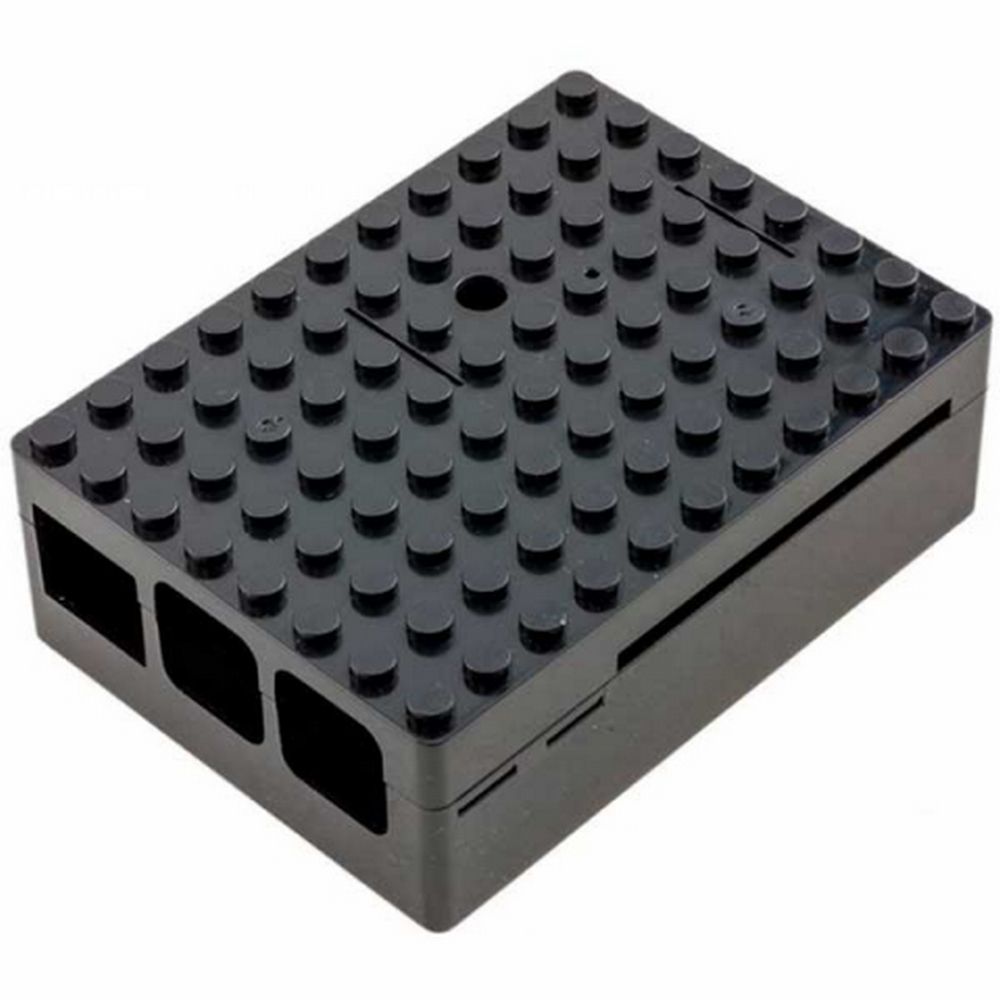 Корпус ACD RA182 Black ABS Plastic Building Block case for Raspberry Pi 3 B/B+ (CBPIBLOX-BLK) (49429