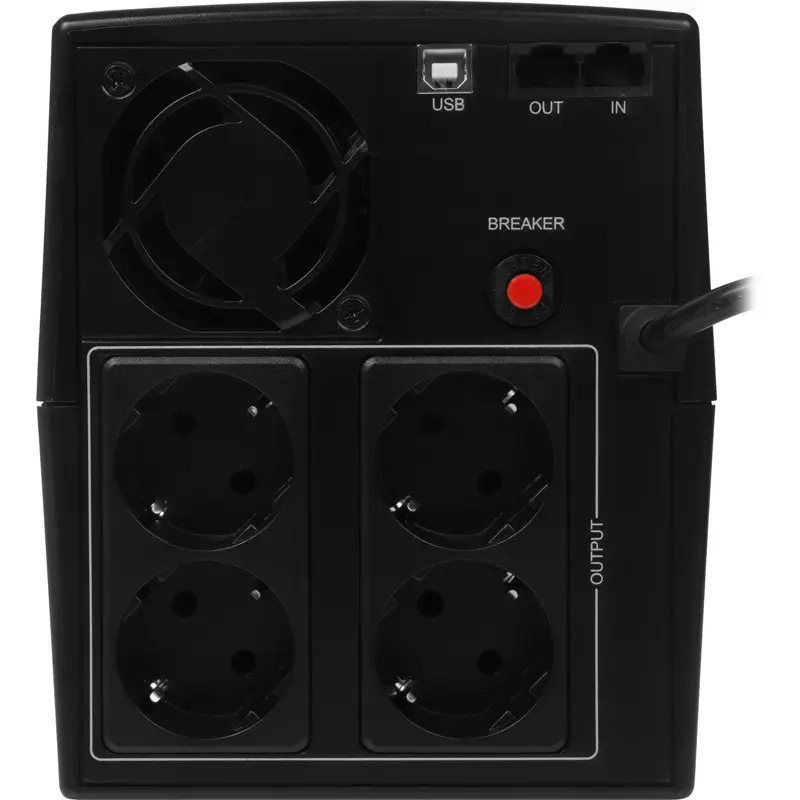 Источник бесперебойного питания Ippon Back Basic 1500 Euro 900Вт 1500ВА черный