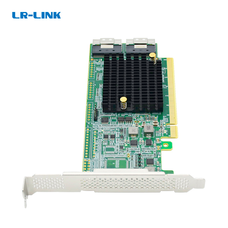LR-Link PCIe x16 to Two SlimSAS SFF-8654 8i LRNV9F24