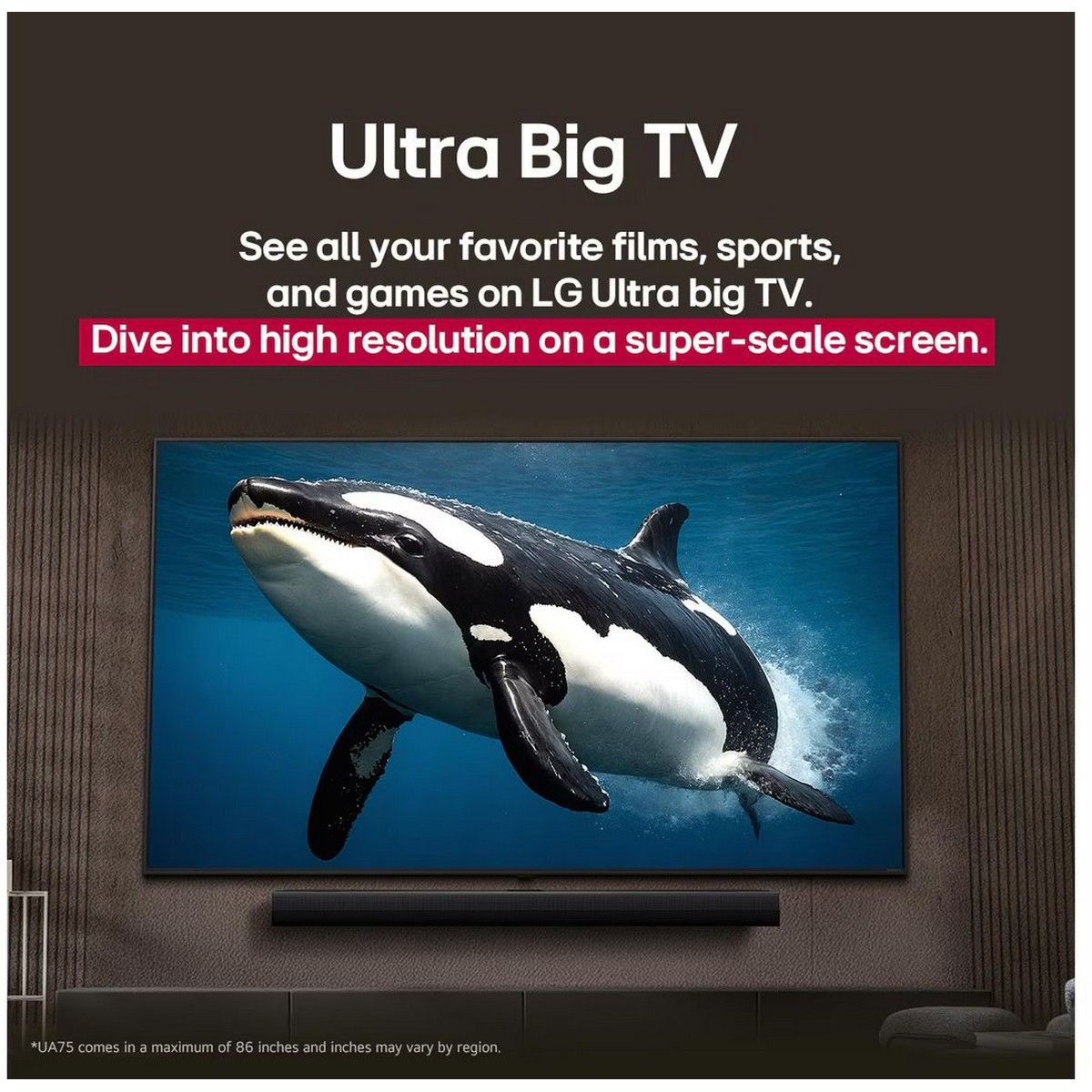 Телевизор LED LG 50" 50UA75009LA.ARUG черный 4K Ultra HD 60Hz DVB-T DVB-T2 DVB-C DVB-S DVB-S2 USB Wi