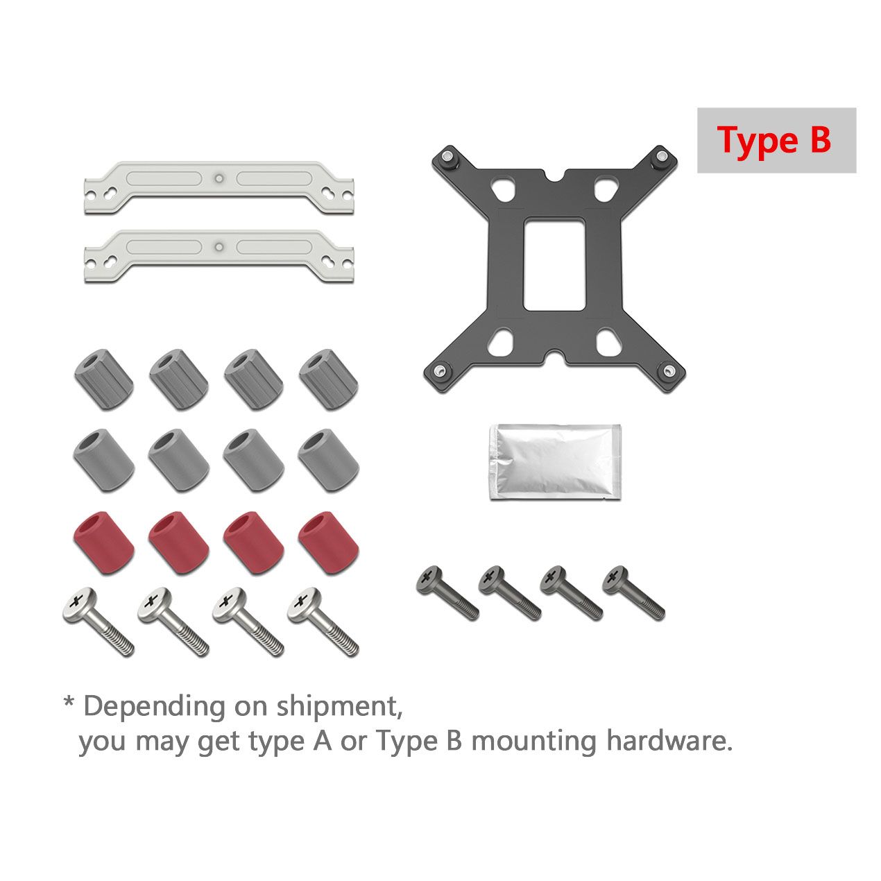 Устройство охлаждения(кулер) ID-Cooling SE-214-XT RGB Soc-AM5/AM4/1200/1700/1851 черный/белый 4-pin 