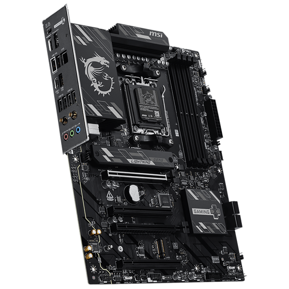 Материнская плата MSI B850 GAMING PRO WIFI6E B850, AM5, 4хDDR5, 4хPCIEx16, 2хM.2, 2хTypeC, 3хUSB3.2G