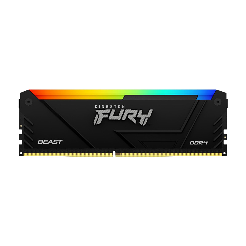 Память DDR4 2x32GB 3600MHz Kingston KF436C18BB2AK2/64 Fury Beast Black RGB RTL Gaming PC4-28800 CL18