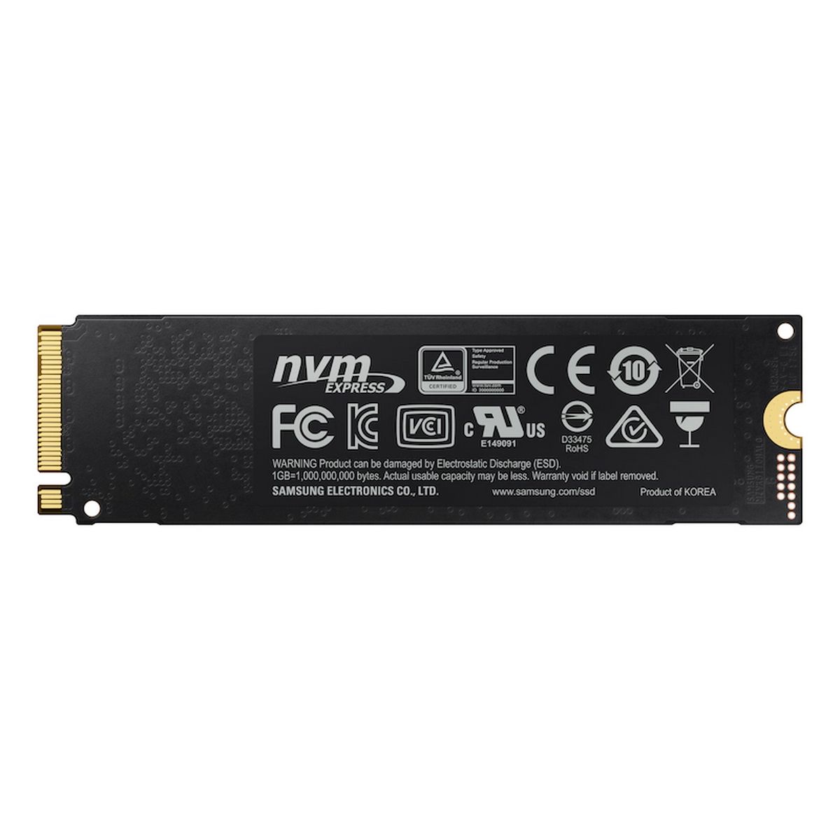 Твердотельный накопитель SSD Samsung M.2 2280 250GB 970 EVO Plus Client SSD PCIe Gen3x4 with NVMe, 3