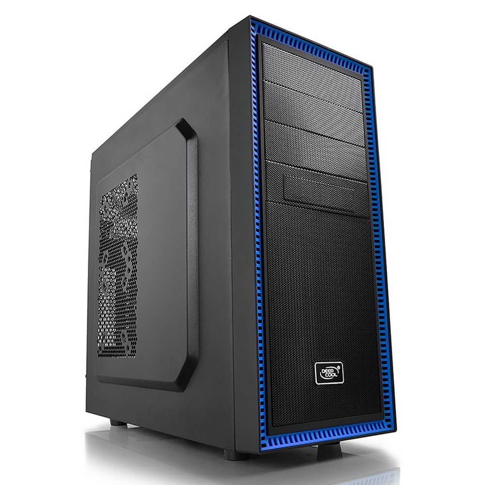 Корпус Deepcool TESSERACT BF (ATX, Black-Blue, CPU 169mm, VGA 310mm, 1 x USB3.0, 1 x USB2.0, Audio x